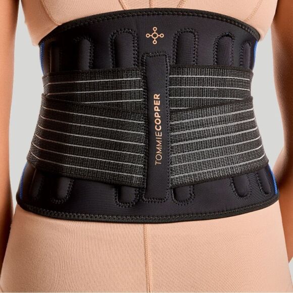 NWT TOMMIE COPPER Women’s Adjustable Support Back Brace Black - Size L/XL - Picture 3 of 7